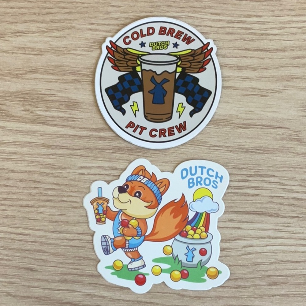Dutch Bros Spring 2024 sticker bundle 🌷